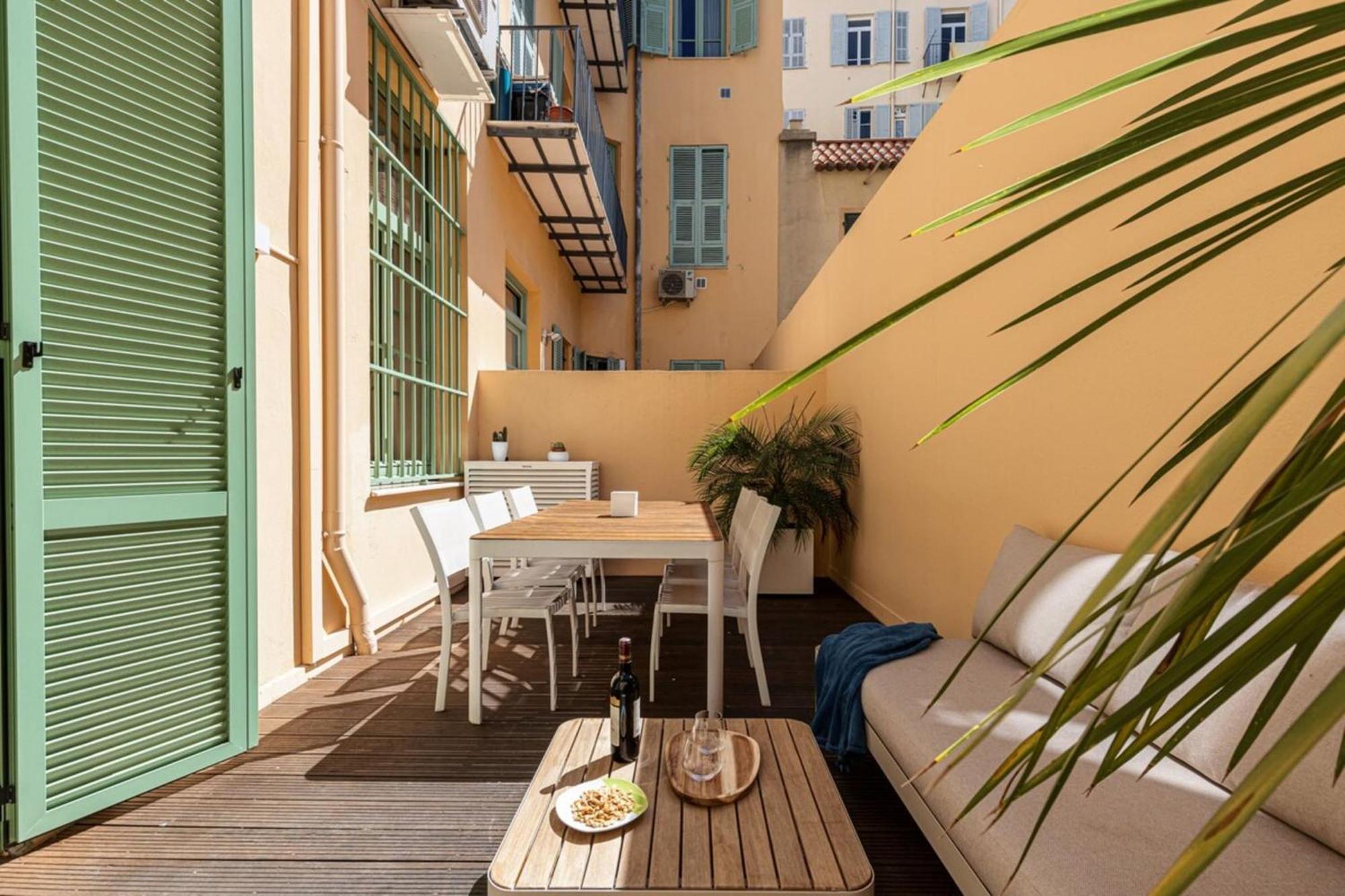 Gubernatis - Beautiful Duplex With Terrace Apartment Nice Ngoại thất bức ảnh